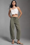 Shop Pistola Sabrina Curve Utility Pants In Green