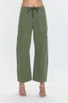 Pistola Sabrina Curved Utility Pant In Meadow In Green