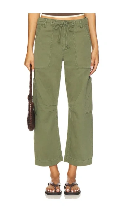 Pistola Sabrina Curved Utility Pants In Green