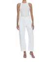 Pistola Simone Kick Flare Ponte Pants In White In White