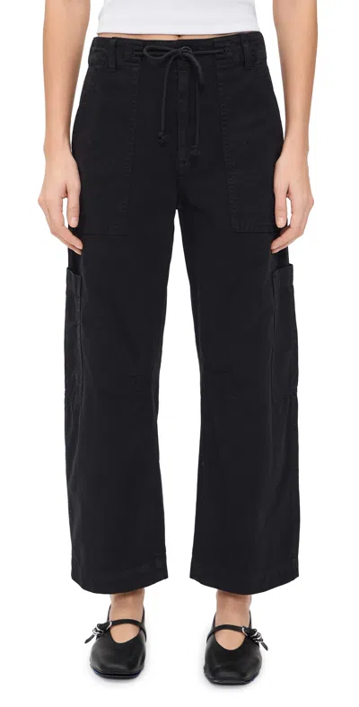 Pistola Sabrina Curved Utility Pants Washed Black