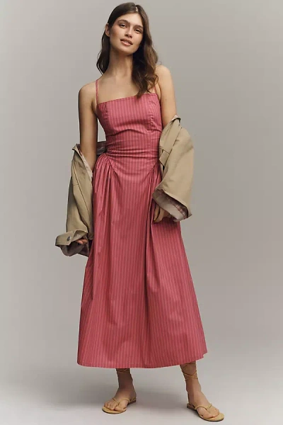 Pistola Sadee Square-neck Maxi Dress In Pink