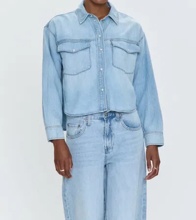 Pistola Sadie Long Sleeve Workwear Shirt In Repeat In Multi