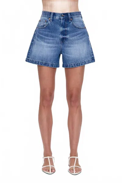 PISTOLA SAIGE HIGH RISE JEAN SHORT IN SAFARI
