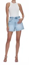 Pistola Saige High Rise A-line Short In Berkeley In Blue