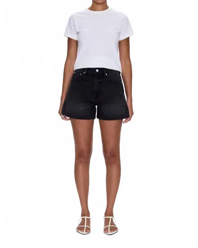 Pistola Saige High Rise Short In Glamour In Black