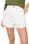 Pistola Saige High Rise Short In Eggshell In White