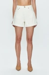 Pistola Saige High Rise Short In Eggshell In Eggshell