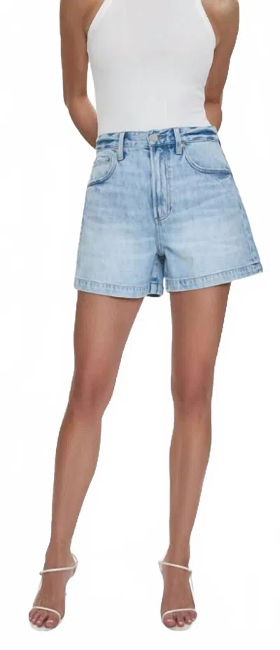 Pistola Saige High Rise A-line Short In Berkeley In Blue