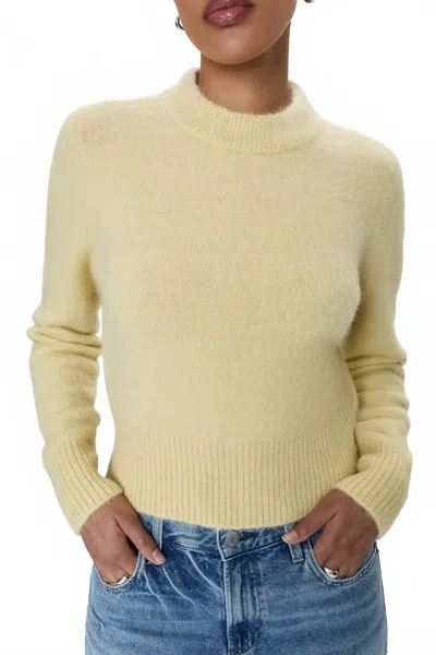 Pistola Sara Sweater In Soft Yellow In Green