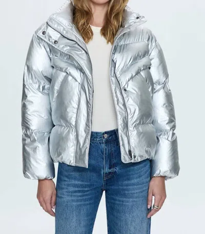 Pistola Sascha Puffer Jacket In Silver In Gray
