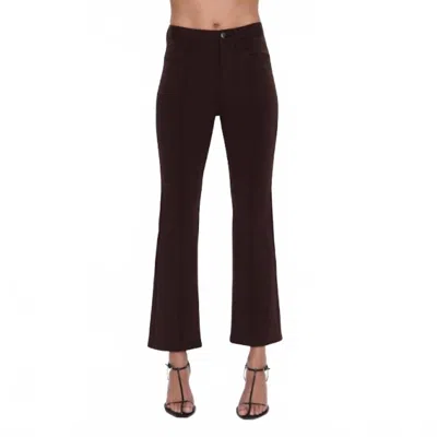 Pistola Saskia High Rise Ankle Boot Jean In Mocha In Black