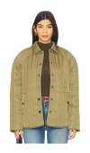 Pistola Sawyer Quilted Barn Jacket In Olive In Green