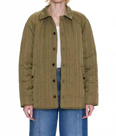 Pistola Sawyer Quilted Barn Jacket In Olive In Green