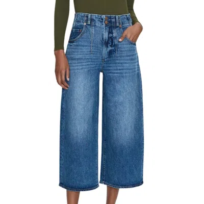 Pistola Scarlett High Rise Wide Jean In District In Blue
