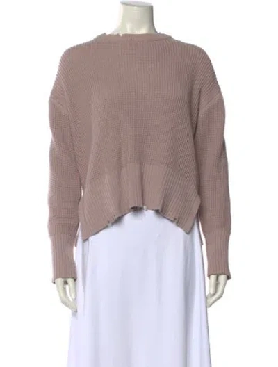 Pre-owned Pistola Scoop Neck Sweater In Pink