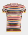 Pistola Selene Stripe Cotton Short Sleeve Sweater