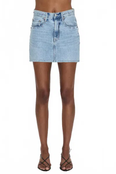 Pistola Skye High Rise Mini Skirt In Apollo In Multi
