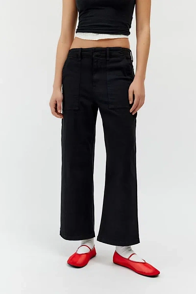 Pistola Sophia Wide-leg Ankle Pant In Black, Women's At Urban Outfitters