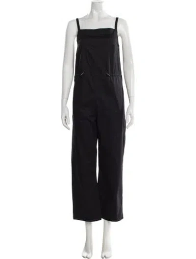 Pre-owned Pistola Square Neckline Jumpsuit In Black