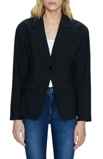 Pistola Stassi Cinched Waist Blazer In Black