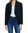 Pistola Stassi Cinched Waist Blazer In Black In Black