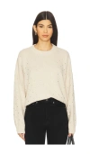 Pistola Steph Crew Neck Sweater In White