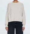 Pistola Steph Crewneck Sweater In Crystal Mink