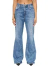 Pistola Stevie High Rise Relaxed Flare Jean In Seneca In Multi