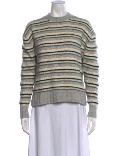 Pre-owned Pistola Striped Crew Neck Sweater In Multicolor