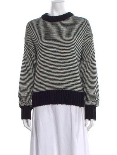 Pre-owned Pistola Striped Crew Neck Sweater W/ Tags In Multicolor