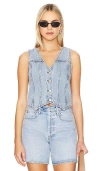 Pistola Sydney Denim Vest In 普罗旺斯