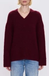 Pistola Talia V-neck Sweater In Burgundy