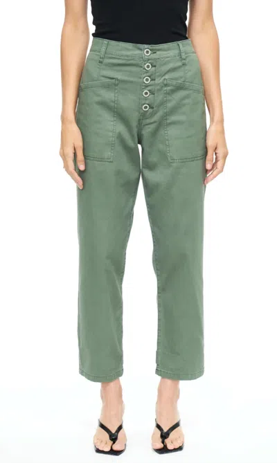 Pistola Tammy High Rise Trouser In Colonel In Green