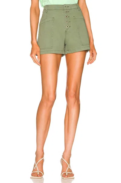 Pistola Tammy High Rise Trouser Short In Colonel In Multi