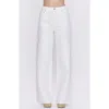 Pistola Tate High Waist Wide Leg Jeans In White