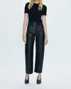 Pistola Taylor High Rise Arched Jeans In Slate Black In Multi