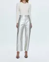Pistola Cassie Super High Rise Straight Jeans In Coasted Prism In Multi