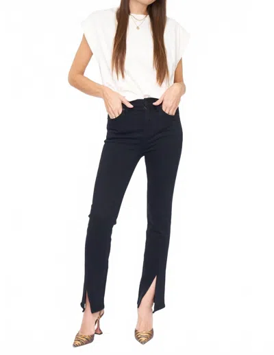 Pistola Teagan High Rise Vented Slim Cigarette Pant In Black