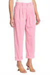 Pistola The Kellin Pleated Trouser In Flamingo Pink In Pink