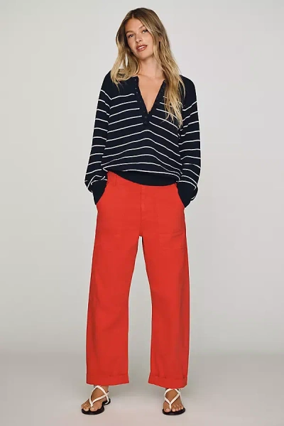 Pistola Grady Carpenter Pant In Rouge In Red