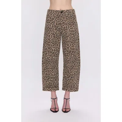 Pistola Tori Ankle Utility Pants In Brown