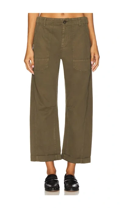 Pistola Tori Bowed Utility Pant In Green