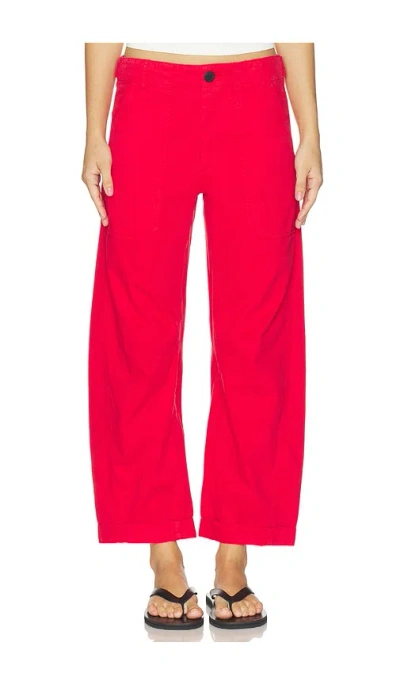 Pistola Tori Utility Pant In Red