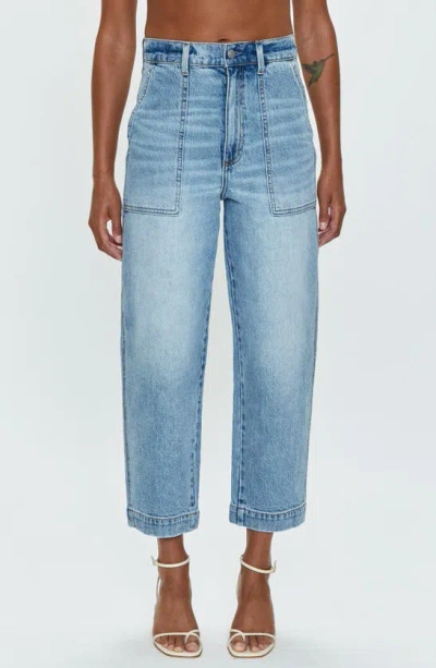 Pistola Turner High Waist Ankle Straight Leg Jeans In Provence