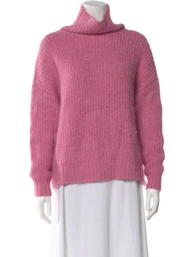 Pre-owned Pistola Turtleneck Sweater In Pink