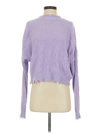 Pre-owned Pistola Turtleneck Sweater In Purple