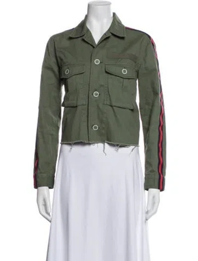 Pre-owned Pistola Utility Jacket In Green
