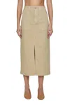 Pistola Pamela Stretch Cotton Midi Skirt In Multi