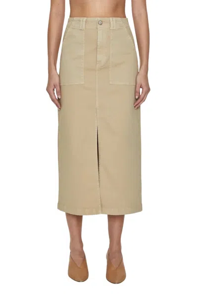 PISTOLA UTILITY SKIRT IN LATTE